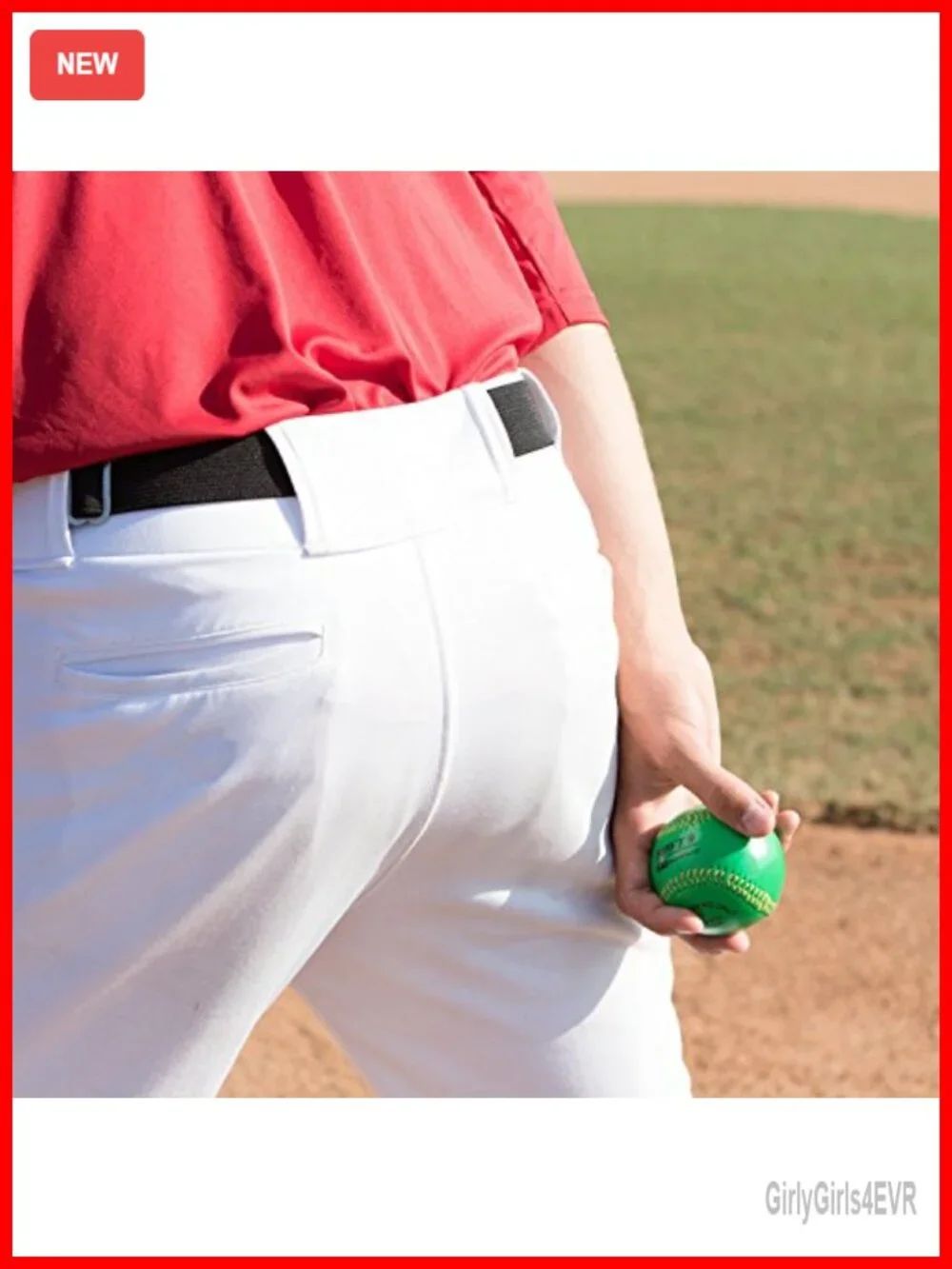 Stretch Elastic Nylon Uniform Belt for Baseball & Softball, Adjustable Metal